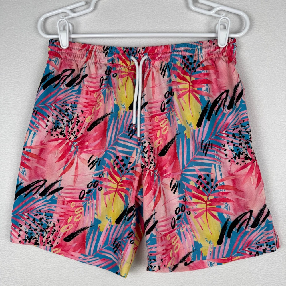 RSVLTS La Croy Berry Mystique Hybrid Shorts Mens S Abstract Tropical Floral